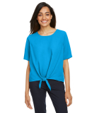 Devon and Jones DP617W Ladies' Perfect Fit™ Tie- in Ocean blue