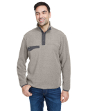 DRI DUCK 7355 Men's Brooks Sherpa Fleece Pullover in Moss