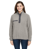 DRI DUCK 9345 Ladies' Cypress Sherpa Fleece Pullov in Moss