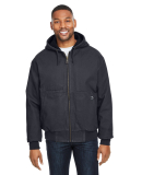 DRI DUCK 5034 Men's Laramie Canvas Hooded Jacket in Black