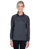 Harriton M211LW Ladies' Advantage Snag Protection  in Dark charcoal