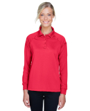 Harriton M211LW Ladies' Advantage Snag Protection  in Red
