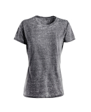 J America 8116 Ladies' Zen Jersey T-Shirt in Dark smoke