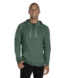 Jerzees 90M Adult Snow Heather Raglan Hooded Sweat in Forest green