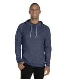 Jerzees 90M Adult Snow Heather Raglan Hooded Sweat in Navy