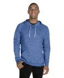 Jerzees 90M Adult Snow Heather Raglan Hooded Sweat in Royal