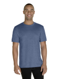Jerzees 88M Adult Snow Heather T-Shirt in Denim