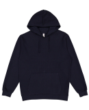 LA T 201Z Adult Pullover Fleece Hoodie in Navy
