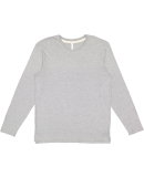 LA T 6918 Men's Fine Jersey Long-Sleeve in Heather