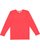 LA T 6918 Men's Fine Jersey Long-Sleeve in Red