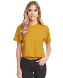Next Level Apparel 1580 Ladies' Ideal Crop T-Shirt in Antique gold