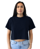 Next Level Apparel 1580 Ladies' Ideal Crop T-Shirt in Midnight navy