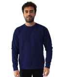 Next Level Apparel 9002 Unisex Malibu Pullover Swe in Heather midnight navy