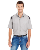 Dickies 05 Men's 4.6 Oz. Performance Team Shirt in Smoke/ black