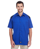 Dickies 05 Men's 4.6 Oz. Performance Team Shirt in Cobalt/ black