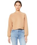Bella + Canvas 7505 FWD Fashion Ladies' Raglan Pul in Heather sand dune
