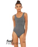 Bella + Canvas 0990 FWD Fashion Ladies' Bodysuit in Deep heather