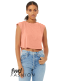 Bella + Canvas 8483 FWD Fashion Ladies' Festival C in Sunset triblend