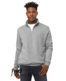 Bella + Canvas 3740 FWD Fashion Unisex Quarter Zip in Athletic heather