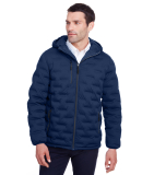 North End NE708 Men's Loft Puffer Jacket in Classic navy/ carbon
