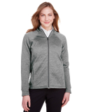 North End NE712W Ladies Flux 2.0 Full-zip Jacket in Light heather/ carbon