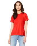 Bella + Canvas 6400 Ladies' Relaxed Jersey Short-S in Poppy