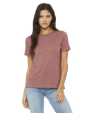 Bella + Canvas 6400 Ladies' Relaxed Heather CVC Sh in Heather mauve