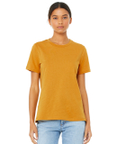 Bella + Canvas 6400 Ladies' Relaxed Heather CVC Sh in Heather mustard