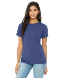 Bella + Canvas 6400 Ladies' Relaxed Triblend T-Shi in True royal triblend