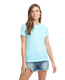 Next Level 3900 Boyfriend Tee  in Light blue