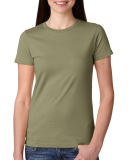 Next Level 3900 Boyfriend Tee  in Light olive