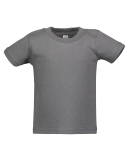 Rabbit Skins 3401 Infant Cotton Jersey T-Shirt in Charcoal