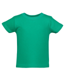 Rabbit Skins 3401 Infant Cotton Jersey T-Shirt in Kelly