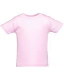 Rabbit Skins 3401 Infant Cotton Jersey T-Shirt in Pink