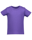Rabbit Skins 3401 Infant Cotton Jersey T-Shirt in Purple