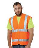 Bayside Apparel 3789 Unisex ANSI Economy Vest in Bright orange