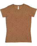LA T 3516 Ladies' Fine Jersey T-Shirt in Brown leopard