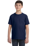 LA T 6101 Youth Fine Jersey T-Shirt in Navy