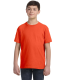 LA T 6101 Youth Fine Jersey T-Shirt in Orange