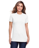 Gildan 64001LCVC Ladies' Softstyle CVC T-Shirt in White