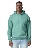 Gildan SF500 Adult Softstyle® Fleece Pullover Hoo in Aquatic