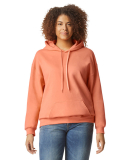 Gildan SF500 Adult Softstyle® Fleece Pullover Hoo in Tangerine