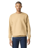 Gildan SF000 Adult Softstyle® Fleece Crew Sweatsh in Yellow haze