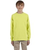 Jerzees 29BLR Youth DRI-POWER® ACTIVE Long-Sleeve in Safety green