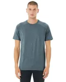 Bella + Canvas 3201 FWD Fashion Men's Heather CVC  in Heather slate