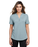 North End NE100W Ladies' Jaq Snap-Up Stretch Perfo in Opal blue
