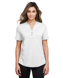 North End NE100W Ladies' Jaq Snap-Up Stretch Perfo in White