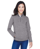 Devon and Jones DG798W Ladies' Newbury Mélange Fl in Dark grey heather