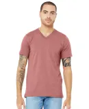Bella + Canvas 3005 Unisex Jersey Short-Sleeve V-N MAUVE