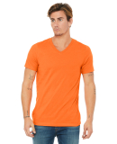 Bella + Canvas 3005 Unisex Jersey Short-Sleeve V-N in Orange